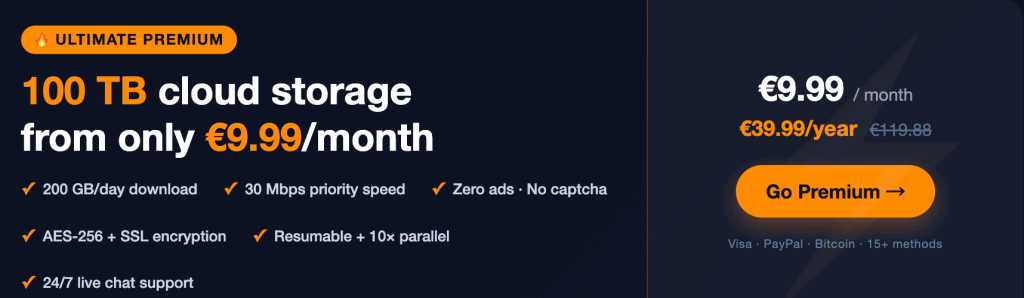 get DDownload premium