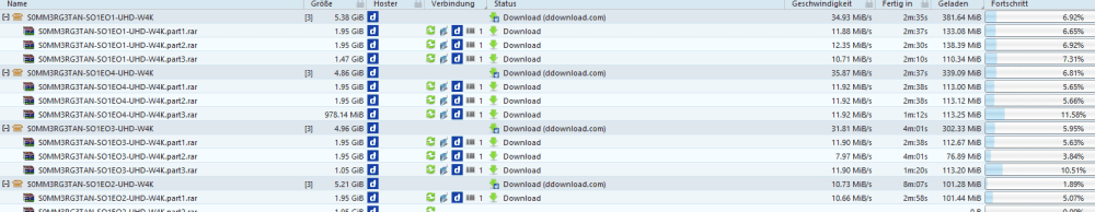 DDownload download speed